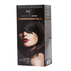 Intensive Shine Hair Color Kit Darkest Brown 2N | Ion Intensive Shine Hair Color Kit Darkest Brown 2N | Sally Beauty 2n Hair Color, Darkest Brown Hair, Ion Hair Colors, 2 Hair Color, Shine Hair, Brown Hair Dye, Hydrating Lipstick, Dark Brown Hair Color, Sally Beauty