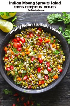 Green Moong Salad, Moong Salad Sprouts, Chana Salad Indian, Moong Sprouts Salad, Veg Salad Recipes Indian Healthy, Vegetable Salad Recipes Healthy, Sprouts Salad Indian, Breakfast For Muscle Gain, Vegetables Salad Recipes