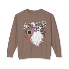 Printed on your fave SUPER SOFT sweatshirts with a relaxed cozy fit. Looking for these to fit oversized? Size up 1-2 sizes.Model has sized up to an 2X for an oversized fit. Material: 100% Ring-spun Cotton Care: Machine Wash Cold, Tumble dry low This product is made especially for you as soon as you place an order, please see the banner on the top of our site for current turnaround times. Making products on demand instead of in bulk helps reduce overproduction, so thank you for making thoughtful Cozy Crew Neck Sweater With Graphic Print, Cozy Relaxed Fit T-shirt With Graphic Print, Graphic Print Crew Neck Sweater For Loungewear, Loungewear Graphic Print Crew Neck Sweater, Graphic Print Crew Neck Sweatshirt For Loungewear, Cozy Fit Graphic Print Crew Neck Top, Cozy Long Sleeve Graphic Sweatshirt, Cozy Long Sleeve Graphic Print Sweatshirt, Loungewear Crew Sweatshirt With Graphic Print