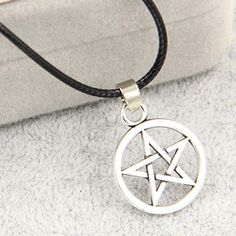 New Pendant:1.5*1.5cm Style:Goth, Chokers Style Necklace Emo Wicca Pagan Material: Zinc Alloy Chain: Link, 45cm The Word Pentagram Comes From The Greek Word (Pentagrammon), From (Pente), "Five" + (Gramm), "Line".The Word "Pentacle" Is Sometimes Used Synonymously With "Pentagram" The Word Pentalpha Is A Learned Modern (17th-Century) Revival Of A Post-Classical Greek Name Of The Shape. Pentagram Pentacle Pendant Necklace Pentagram Wicca Pagan Witch Gothic Celtic Nature Silver Star-shaped Metal Necklace, Silver Star-shaped Alloy Jewelry, Symbolic Silver Star Necklace, Silver Star-shaped Adjustable Necklace, Adjustable Silver Star Necklace, Wicca Necklace, Greek Name, Greek Names, Ghost And Ghouls