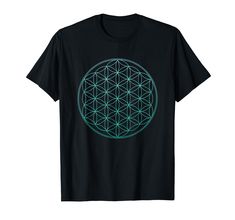 a t - shirt with the flower of life on it