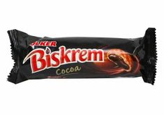 a chocolate bar with the word biskern written on it's wrapper