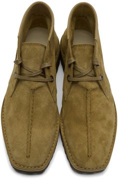 Lemaire: Brown Suede Desert Boots | ☺☺☺