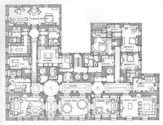 the floor plan for an apartment with two floors and three rooms, including one bedroom