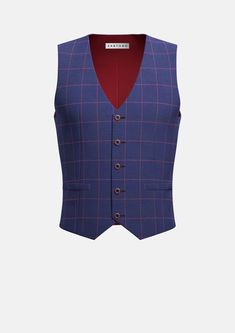 Delivered in as little as two weeks. Covered by our Free Remake Guarantee. Don’t forget Shirts, Pants, Ties & Squares. Red Fitted Sleeveless Outerwear, Fitted Red Sleeveless Outerwear, Fitted Red Vest Outerwear, Blue Fitted Vest For Fall, Fitted Plaid Sleeveless Vest, Fitted Sleeveless Plaid Vest, Body Proportions, Blue Vests, Natural Curves