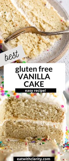 the best gluten free vanilla cake recipe