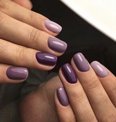 Nagellack Trends, Purple Nail Polish, Purple Nail Designs, Nail Design Inspiration, Purple Nail, Her Nails, Shellac Nails, Dipped Nails, Coffin Nails Designs