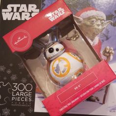 a star wars ornament is in the box for sale at toys r us