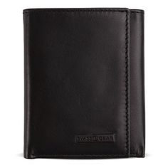 Tired of your old stretched out wallet? Using rubber bands to hold your cards and cash together? It’s time for a wallet that carries more in less space and looks great with everything. The Swissgear Trifold Wallet in black Napa leather gives you the convenience of a lightweight, compact size wallet when folded with plenty of capacity for everything you need. 
The inside of this small but mighty wallet is finished with four card slots, two slip pockets, one identification window and a large, line Black Trifold Card Holder For Daily Use, Black Trifold Wallet For Daily Use, Black Trifold Wallet For Everyday Use, Black Trifold Wallet For Everyday, Black Trifold Wallet With Rfid Blocking For Everyday, Black Trifold Wallet With Card Slots For Everyday, Everyday Black Trifold Wallet With Card Slots, Black Trifold Wallet With Rfid Blocking For Daily Use, Black Trifold Wallet For Travel