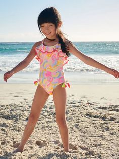 Pink Frill Swimsuit (3mths-16yrs) - Image 2 of 7