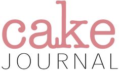 the cake journal logo with pink letters