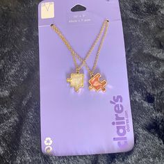 Claire’s Puzzle Pieces Necklaces #Autismawarenessmonth Puzzle Piece Necklace, Claire's Accessories, Kids Accessories Jewelry, Girl Jewelry, Gold Cream, Cream And Gold, Puzzle Pieces, Kids Accessories, Jewelry Accessories