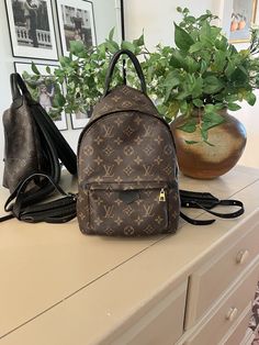 I purchased this Louis Vuitton Palm Springs backpack from eBay in 2018. The size is great for everyday wear! I carried it for a few years and it’s been sitting in the dust bag since. Would love to find it a new home! I have the certificate of authentication along with the dust bag that I will include. The bag is in over all good shape with normal signs of wear. No rips or tears but could use a cleaning! Thank you for looking! Louis Vuitton Palm Springs, Palm Springs, Find It, New Home, Bags Handbags, Springs, Dust Bag, Everyday Wear, Shoe Accessories