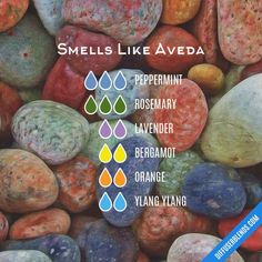 Smells Like Aveda — Essential Oil Diffuser Blend Doterra Oil, Essential Oil Diffuser Blends Recipes, Essential Oil Diffuser Recipes, Oil Diffuser Recipes, Yl Essential Oils, Essential Oil Mixes, Essential Oil Blends Recipes, Living Essentials Oils, Diffuser Recipes