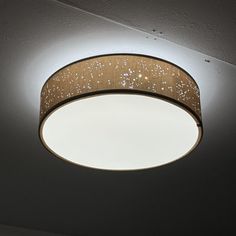 This 1-light Flush mount brighten up your entryway, kitchen, or hallway. Its frame is made from metal, and it hangs from a rounded canopy. The design of fabric shade is covered with stars, which will reflect gorgeous light. We also love the built-in-LED up to 32W that aims to light your space. What is more, this flush mount ceiling light is compatible with remote control that effortlessly change the light from warm to white, dark to bright. Shade Color: Brown | Wrought Studio™ Fabric Flush Mount Led Flush Mount Ceiling Light, Entryway Kitchen, Led Flush Mount, Flush Mount Ceiling, Flush Mount Ceiling Lights, Fabric Shades, Flush Mount, Ceiling Light, Hallway