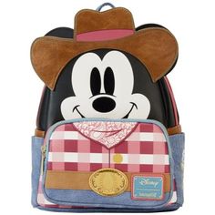 Gift Happiness with Loungefly. We stock complete ranges, offer same day dispatch, Fast, Australia wide delivery and free shipping caps to make your gift decision super easy. Order your Loungefly Disney Western Mickey Cosplay Mini Backpack with complete confidence. Mouse Cosplay, Cowboy Attire, Mickey Mouse Bag, Mickey Mouse Backpack, How To Pop Ears, Brown Cowboy Hat, Gold Belt Buckle, Wilde Westen, Mini Mochila