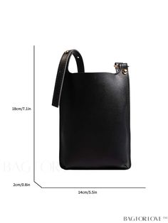 BagForLove - Compact Square Shoulder Bag: Minimalist PU Wallet Pouch for Cellphone and Essentials Product Description Color Black Pattern Type Plain Material PU Leather Size Chart INCH CM Bag Height Bag Length Bag Width Strap Length 7.1 inch 5.5 inch 0.8 inch 47.2 inch Bag Height Bag Length Bag Width Strap Length 18 cm 14 cm 2 cm 120 cm Details Pictures Similar Products h2 { text-align: center; } /* æ¢è¡ */ li{ white-space: normal; word-break: break-all; word-wrap: break-word; } .red-box { wid Rectangular Phone Bag With Card Slots For On-the-go, Minimalist Rectangular On-the-go Pouch, Elegant Portable Phone Bag For On-the-go, Handheld Pouch With Cell Phone Pocket For Daily Use, Handheld Pouch For Mobile Phone For Daily Use, Trendy Black Phone Bag For Everyday, Casual Black Rectangular Phone Bag, Trendy Square Phone Bag With Cell Phone Pocket, Portable Clutch Phone Bag For Everyday