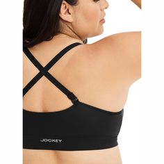 Enjoy bralette comfort and give your natural shape a boost in the Jockey Light Lift Seamfree Bralette. Designed with stretchy microfiber, this wire-free style combines soft foam cups and sewn-in bump pads for a gentle lift that enhances your natural shape. The Seamfree design skips the side seams for a smooth, no-dig fit while the wide, ribbed underband offers secure support. Adjustable straps convert to crisscross to match your desired fit and look. Stretch No-show Bra With Light Support, Versatile Supportive Bra With Medium Bust Support, Versatile Bra With Medium Bust Support, Versatile Stretch Bra With Removable Pads, Stretch Nursing Bra With Light Support And Push-up Shape, Stretch Push-up Nursing Bra With Light Support, No-show Sports Bra With Built-in Support, Stretch Nursing Bra With Padded Cups, Medium Support 4-way Stretch Bra