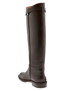 Vivienne Tall Boot | Banana Republic Insole Design, Gunmetal Hardware, Tall Boot, Tall Boots, Rubber Rain Boots, Riding Boots, Soft Leather, Memory Foam, Banana Republic