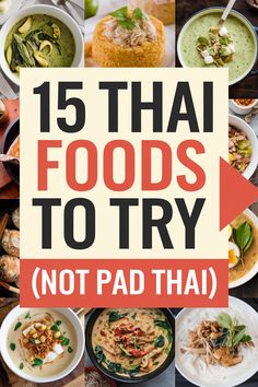 thai foods to try Popular Thai Dishes, Sweet Sticky Rice, Authentic Thai Food, Best Thai Food, Thai Recipe, Things To Do In Thailand, Trip To Thailand