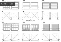 the different types of garage doors and their measurements for each type of door that you can use