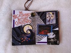 Journal, El extraño mundo de Jack, scrapbooking. Nightmare Before Christmas Junk Journal, Nightmare Before Christmas Scrapbook, Nightmare Before Christmas Journal, Movie Journal, Film Journal, Yearbook Pages, Book Reading Journal, Habit Tracker Bullet Journal