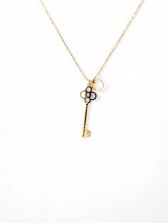 This elegant gold-plated necklace with a key and a beautiful heart-shaped pearl will open anyone's heart. The long chain is crafted with a 1.5” key that unlocks a delicate 1/2” heart, creating an exclusive piece to be treasured for years to come. Invite your loved one to unlock your heart - gift this timeless symbol of love. Classic Jewelry With Keys For Gifts, Elegant Two Keys Necklace As Gift, Elegant Two Keys Necklace Gift, Elegant Two Keys Necklace For Gift, Luxury Gold Jewelry With Keys, Gold Pendant Jewelry With Keys, Heart Shaped Two Keys Necklace For Anniversary, Gold Heart Necklace With Two Keys, Gold Key Pendant Jewelry