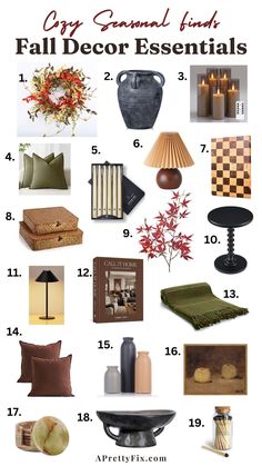 fall decor essentials for the home