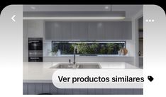 an image of a kitchen with the words ver productos similares on it