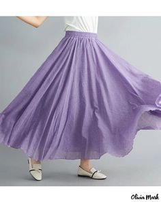 OliviaMark - Elegant Ethnic Design Midi Skirt for Women, Crafted from Premium Cotton and Linen with Vibrant Forest Palette and Elastic Waistband Formal Wrap Dress, Flare Maxi Skirt, Bleach Product, Ankle Length Skirt, Fit Womens, Womens Maxi Skirts, Pleated Maxi Skirt, Half Skirt, Long Maxi Skirts