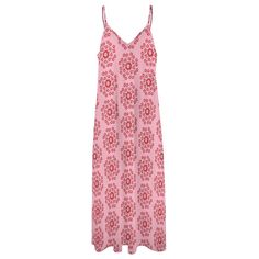 FREE SHIPPING This captivating maxi dress design features a rich peach fabric adorned with a distinctive pattern of intricate, circular mandala motifs in a bold pink hue.• Material: 95% polyester + 5% spandex, lightweight and slightly elastic.• Features spaghetti strap and ankle length, simple but stylish.• All-match fashion, can match high heels, sneakers, or slippers.• Suitable for daily wear for home, out and shopping.• Machine washable in cold water. Do not bleach and soak for a long time. Pink Bohemian Sundress With Spaghetti Straps, Bohemian Pink Sundress With Spaghetti Straps, Pink Printed Maxi Sundress, Pink Printed Maxi Length Sundress, Pink Boho Print Maxi Sundress, Pink Boho Print Sundress, Bohemian Peach Maxi Dress For Vacation, Bohemian Peach Maxi Dress For Beach, Peach Bohemian Sleeveless Maxi Dress