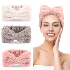 PRICES MAY VARY. Sweet and delicate: These fluffy microfiber headbands look cute and functional, and it's hard to resist. They're super soft, keep your hair off your face, and perfect for your makeup, making you incredibly sweet and lovely Comfy to wear: Our Spa facial headband is made from microfiber elastic cashmere with improved cut and different stitching angles to better fit your head. The soft loop headband cover is comfortable and you'll want to wear it all day long Adjustable size:the wi Spa Wear, Face Wash Headband, Makeup Hairband, Washing Face, Cute Pineapple, Spa Headband, Facial Spa, Headband Styles, Fashion Hair Accessories