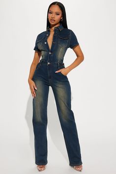 Jean Jumpsuit Outfit Black Women, Denim Jumpsuit Outfit Black Women, Jeans Jumpsuit Outfit, Denim Jumpsuit Street Style, 90s Brunette, Style Denim Jumpsuit, Birthday Outfit Fall, Jean Jumpsuit Outfit, Green Jumpsuit Outfit