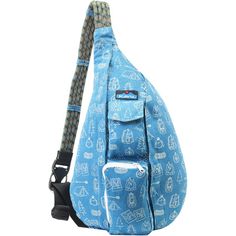 KAVU Rope Bag in Base Camp print - Women's | Backcountry.com Outline Embroidery, Kavu Bag, Best Travel Bags, Types Of Purses, Kavu Rope Bag, Sling Pack, Outdoor Backpacks, Rope Bag, Popular Bags