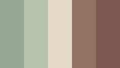 some brown and green colors are in the same color scheme