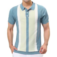 The color block design of the short sleeves t-shirts are unique and fashionable. You can match the color block polo shirts with trousers, pants and jeans for a daily youthful style. Suitable for college, hang out, work, date and everyday wear. Perfect gift for your loved one i.e. father, boyfriend, husband, son or colleague. Light Blue Cotton Polo Shirt For Summer, Light Blue Summer Polo Shirt, Light Blue Short Sleeve Polo Shirt For Summer, Fitted Polo Collar Top With Contrast Color, Summer Polo Collar Top With Contrast Color, Casual Polo Shirt With Contrast Color, Fitted Color Block Polo Shirt, Short Sleeve Cotton Polo Shirt With Color Block, Short Sleeve Color Block Cotton Polo Shirt