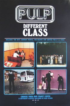 an advertisement for the pulp different class