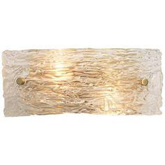 Jamie Young Swan 4 1/2" High Curved Clear Glass Wall Sconce - #94V06 | Lamps Plus Light Filters, Brass Texture, Rectangle Mirror, Chandeliers And Pendants