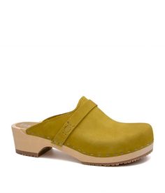 Swedish Wooden Clogs for Women / Sandgrens Clogs / Tokyo Mules - Etsy Sandgrens Clogs, Tokyo Style, Leather Types, Clog Mules, Mules Women, Royal Yellow, Clogs For Women, High Heel Clogs, Swedish Clogs