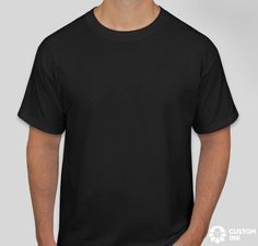 Custom T-shirts - Design Your Own T-Shirts Online - Free Shipping! Black Casual T-shirt With Logo, Plain Black T Shirt Template, Black T Shirt Mockup, Unisex Basic Black T-shirt, Black T Shirt Mockup Free, Hd Dark Wallpapers, Custom Ink, Custom Tshirt Design, Design Lab