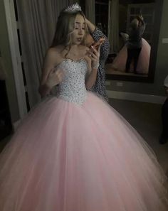 Baby Pink Quinceanera Dresses, Pink Tulle Prom Dress, Dream Quinceanera, Pink Quinceanera Dresses, Satin Formal Gown, Pink Quinceanera, Pink Ball Gown, Quinceanera Dresses Pink, Pretty Quinceanera Dresses