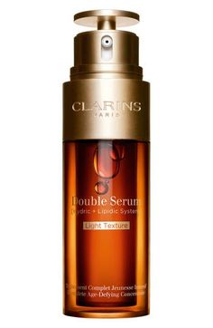 Clarins Double Serum, Face Products, Baking Soda Shampoo, Oily Skin Care, Theobroma Cacao, Even Out Skin Tone, Smoother Skin, Anti Aging Serum, Light Texture