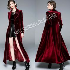 Gorgeous Wine Red Velvet Maxi Coat Duster. 6/M Boho Western Hippie Coastal Farmhouse French Vintage Victorian Y2k Pearlcore Anthropologie Beach Professional Madwell Lace Christmas Whbm 90's Travel Tie Dye Yellowstone Office Holiday Resort Summer New Years Luxury Shabby Chic Aesthetic Minimalist Girly Rustic Club Weekend Hiking Classy Easter Maximalist Friends And Lovers Preppy Date Night Vibe Tropical Preppy Cruise Gypsy Spell Flirty Winter Wedding Anthropologie Formal Revolve Gift Reformation Casual Dress Coachella Trendy Valentine Festival Love And Lemons Free People Faux Fur Urban Sexy Cottagecore Modern Bachelorette Contemporary Spring Summer New To Poshmark? Use Promo Code Smartgirls Red Y2k Fashion, Elegant Long Blazer For Fall, Red Evening Blazer For Winter, Long Winter Evening Outerwear, Long Winter Outerwear For Evening, Fall Party Outerwear With Lapel Collar, Red Fitted Party Outerwear, Red Fitted Outerwear For Evening, Elegant Red Outerwear For Party