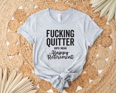 Funny Retirement Shirt, Happy Retirement T shirt, Retirement Party Shirts, Retired 2022 Shirt, Funny Retired Shirt, Gift for Retired All sales are final, no EXCHANGE or RETURN. The shirts are UNISEX (run big), so, please check the size chart before ordering ⭐⭐ Product Description ⭐⭐ - This is a DTG (Direct to Garment) print, not Vinyl or sublimation. The design is printed direct on the shirt with garment ink. Unisex Crew Neck Shirts - The brand for our unisex crew neck shirts is Bella Canvas. ⭐⭐ Retirement T Shirts Funny, Funny Retirement Shirts For Men, Retirement Shirts For Women Funny, Retirement Tshirts Women, Retired Tshirt Ideas, Teacher Retirement Shirt, Funny Retirement Shirts, Retirement Shirt Ideas, Retirement Tshirt Ideas