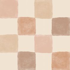 a beige and pink checkered wallpaper pattern