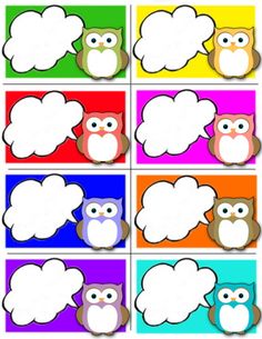 an animal with speech bubbles in different colors