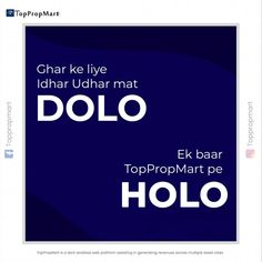 an advertisement with the words dolo and toppopmart pe holo on it