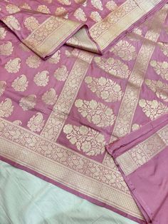 Exclusive Premium quality Banarasi Pure Katan Silk Saree  With Meenakari Work Saree COLOR: Multy QUALITY: Superb / Excellent  CARE: Dry Clean Only  PARTNER : DHL EXPRESS / UPS Delivery Time: 2 to 3 Weeks  Note: If Customer Wants We Make ready Blouse ,False Pico Also (Extra Charges Applicable For That) PLS CHAT WITH US FOR MORE DETAILS Pink Self-design Jamawar Sets, Pink Banarasi Silk Unstitched Suit With Self Design, Meenakari Art Silk Saree Set, Dola Silk Saree Sets With Meenakari, Semi-stitched Paithani Silk Sets With Zari Work, Paithani Silk Sets With Meenakari For Puja, Pink Meenakari Saree Set, Pink Jamawar Sets For Traditional Ceremonies, Pink Banarasi Silk Unstitched Suit With Pallu