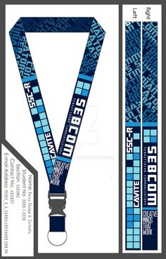 a lanyard with an id card attached to it