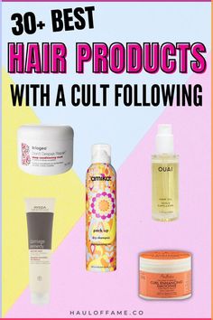 Ultimate Best Hair Products | Whether you have frizzy, curly, dry, damaged or colour treated hair, we’ve rounded up the absolute best and market leading hair products of all time that will keep your hair looking healthy, smooth and shiny. You’ll find drugstore favourites as well as high-end hair care products from shampoos to hair masks (Olaplex included!), hair products for curly hair, hair dyes and more! #hairproducts #haircareproducts #haircare #curlyhaircare Best Affordable Shampoo And Conditioner, Best Hair Products For Fine Hair, Product For Dry Hair, Frizzy Hair Products, Best Hair Styling Products, Hair Products For Curly Hair, Damaged Curly Hair, Best Hair Conditioner, Ouai Hair Oil